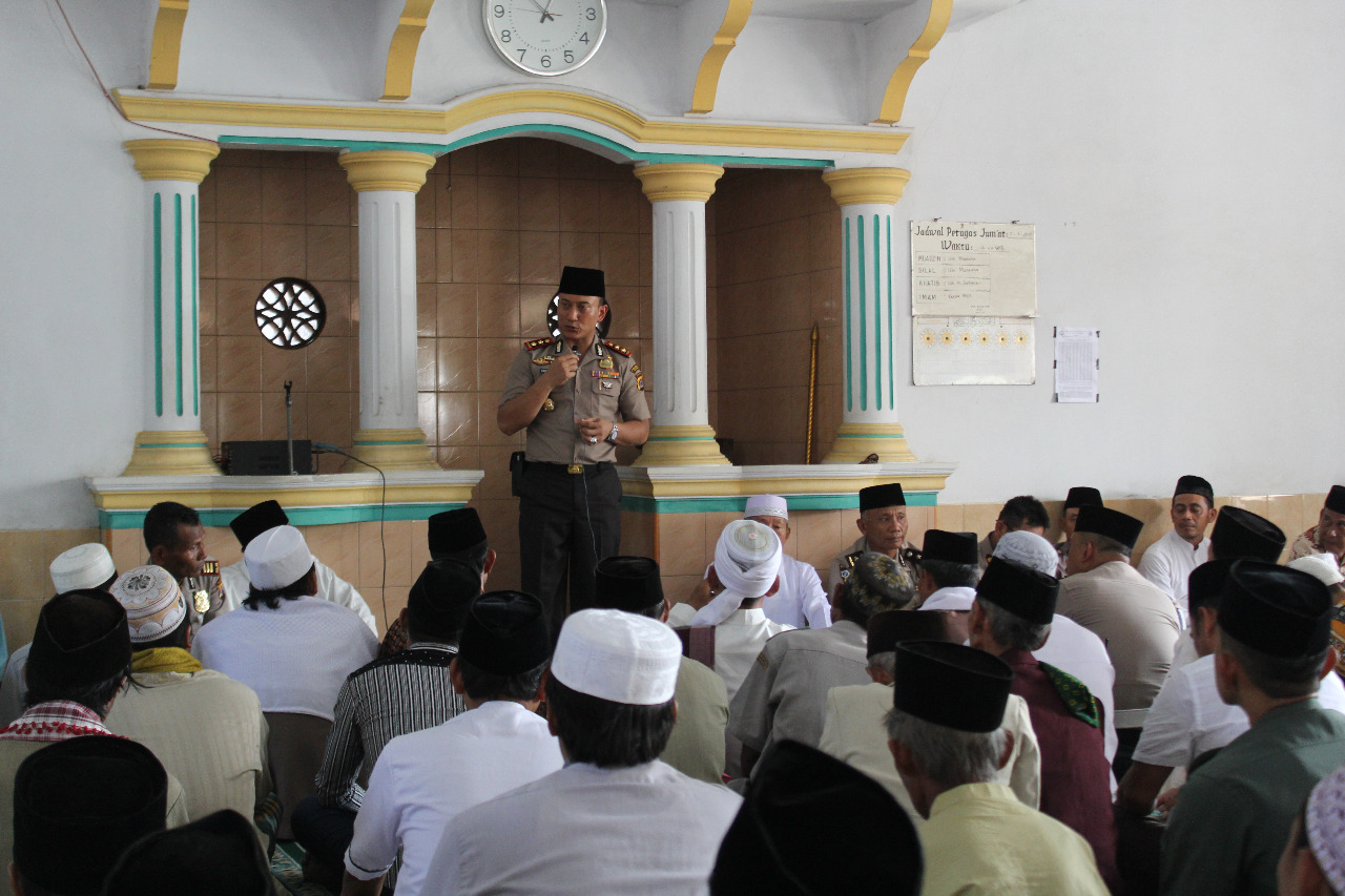 AKBP M. Sabilul Alif, SH, S.Ik, M.Si, khutbah di Masjid Masjid Jami Baitul Huda