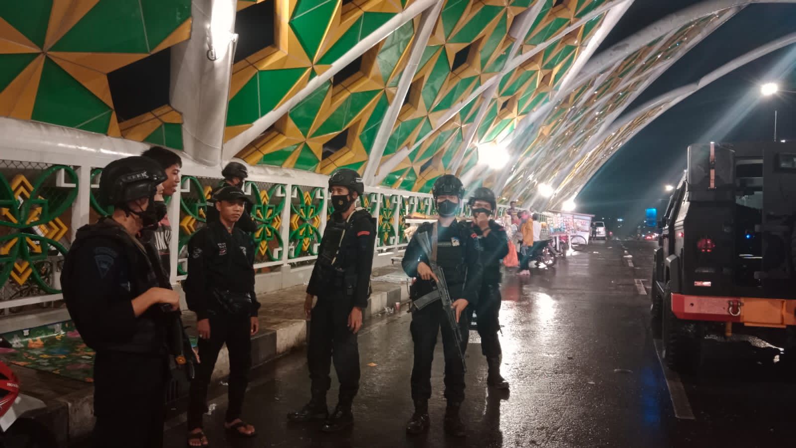 Cegah Kejahatan Jalanan Malam Hari, Brimob Polda Banten Intensif Patroli Wilayah Rawan