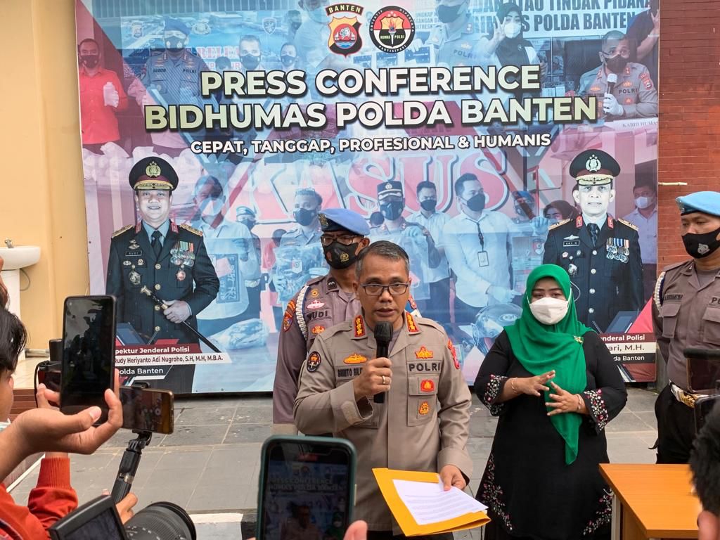 Polresta Serang Kota Kirim Berkas Perkara TSK NM ke Kejari Serang