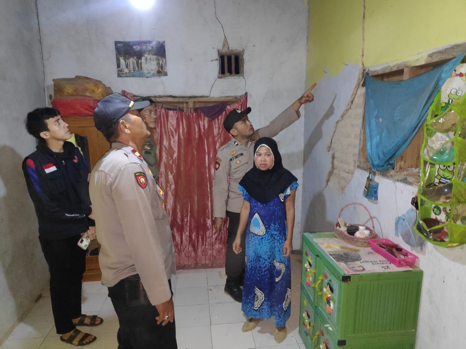 Kabidhumas Polda Banten Sampaikan Update Kerusakan Pasca Gempak di Bayah